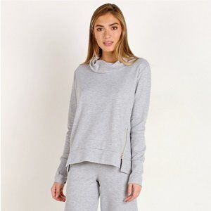 Varley Clement Sweater Heather Turtleneck Grey Size Medium